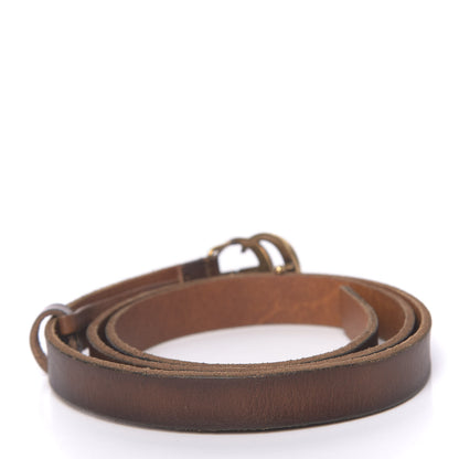 Gucci Faded Calfskin Double G 20mm Belt 95 38 Cuir 2 of 6