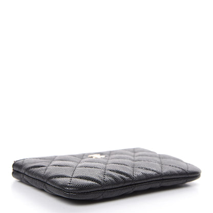 Chanel Caviar Quilted Small Cosmetic Case Black 4 of 8