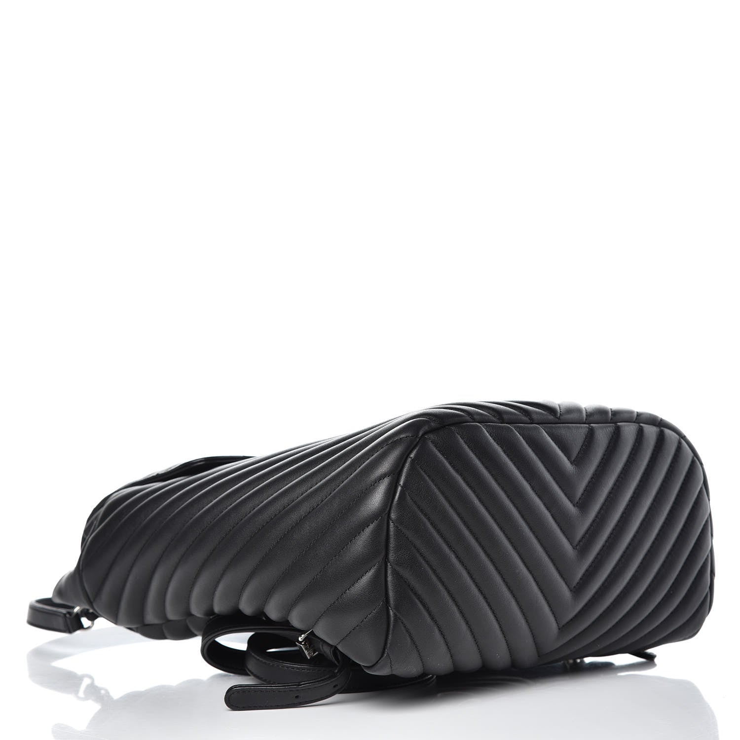 Chanel Calfskin Chevron Quilted Large Urban Spirit Backpack Black 4 of 10