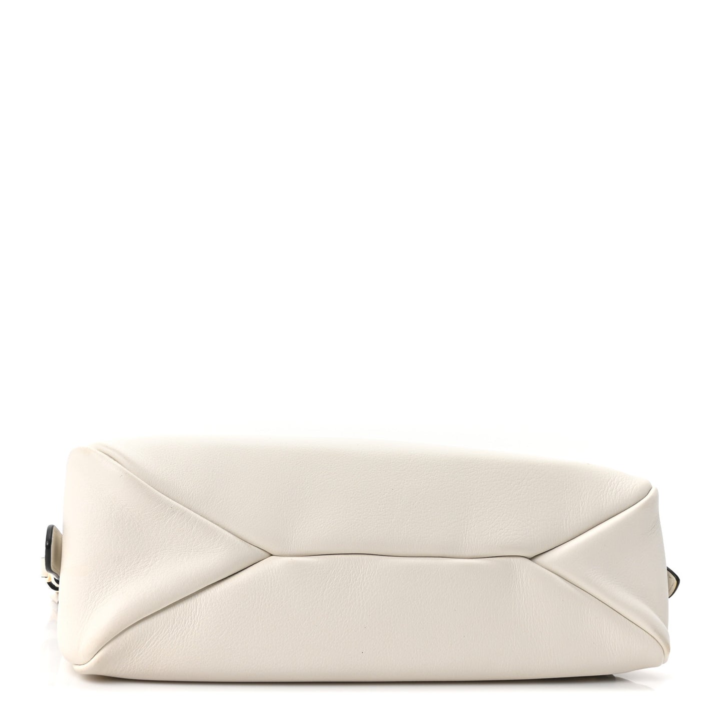 Soft Calfskin Medium Aimee Shoulder Bag White