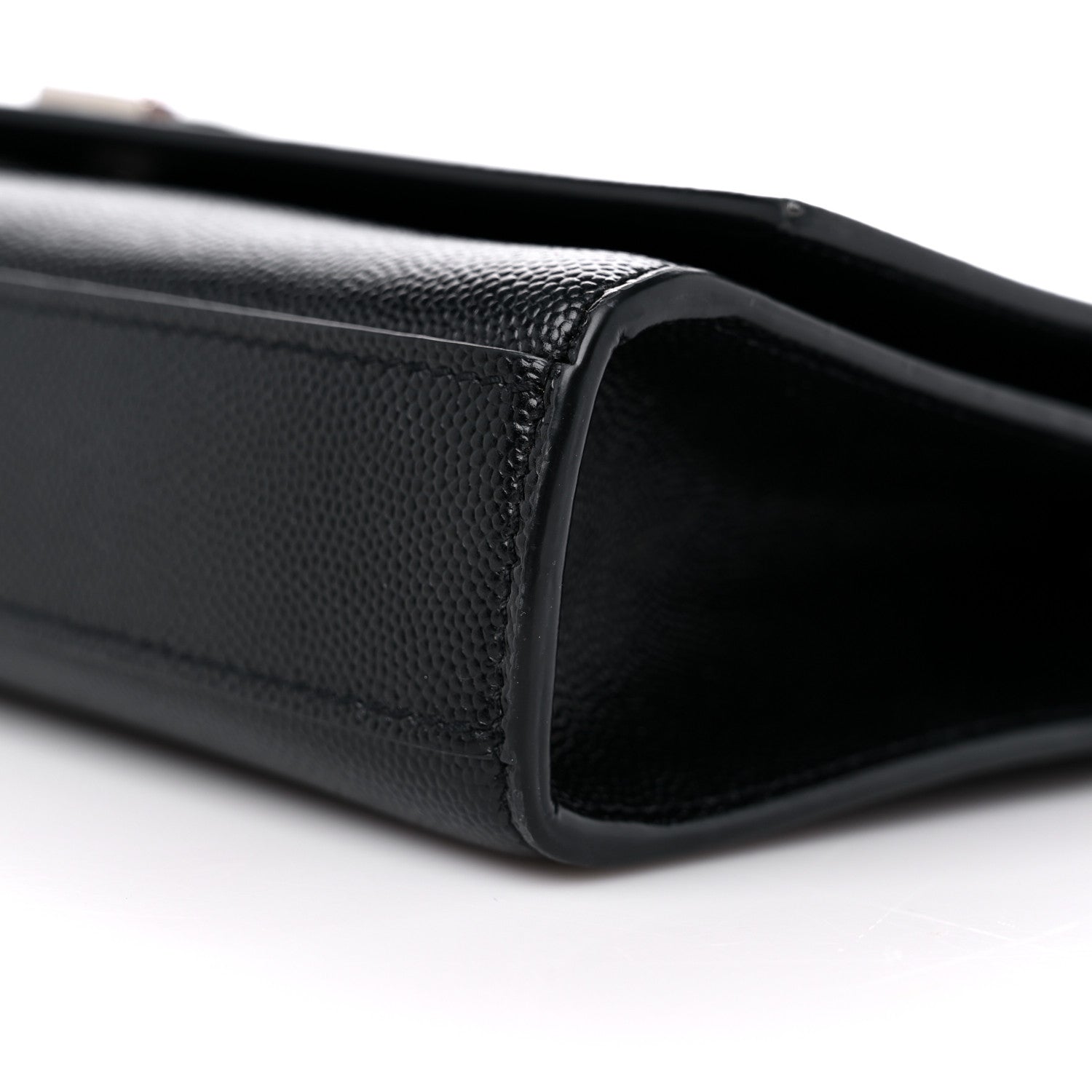 Saint Laurent Grain De Poudre Medium Classic Monogram Kate Satchel Black 9 of 13