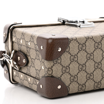 Gucci GG Supreme Monogram Globe-Trotter Beauty Case Brown 10 of 12