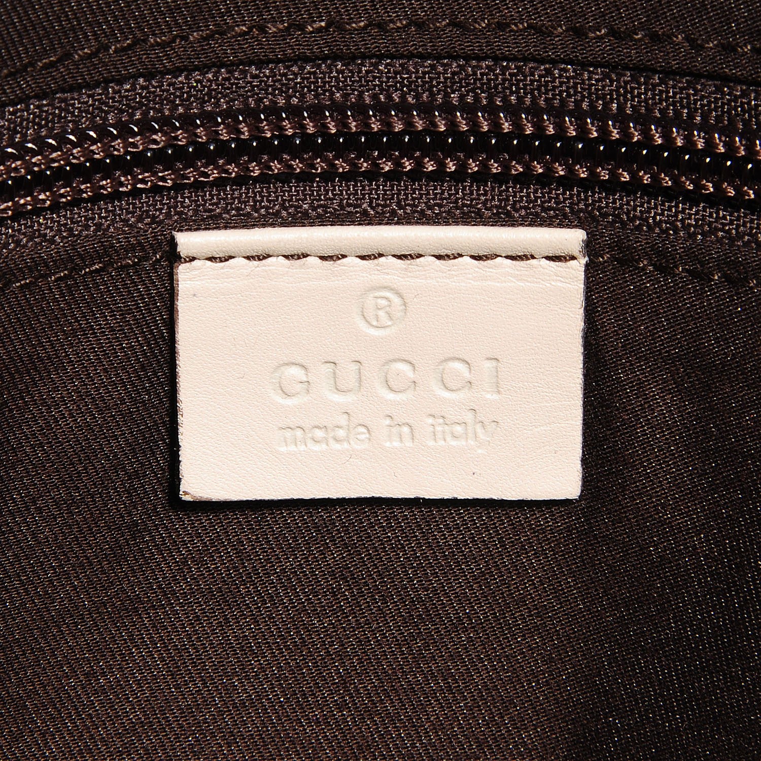 Gucci Monogram Calfskin Perforated Medium Flat Messenger Bag Off White 6 of 7