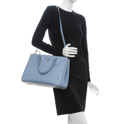 Prada Saffiano Medium Galleria Double Zip Tote Astrale 2 of 10