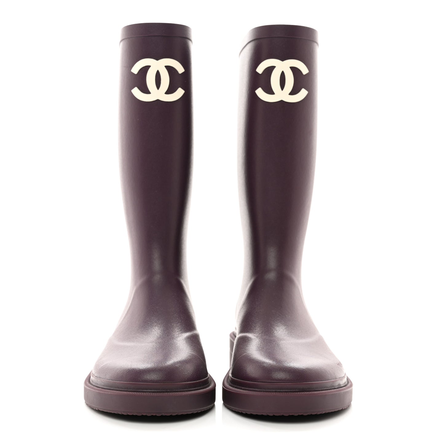 Caoutchouk CC High Boots 37 Dark Purple
