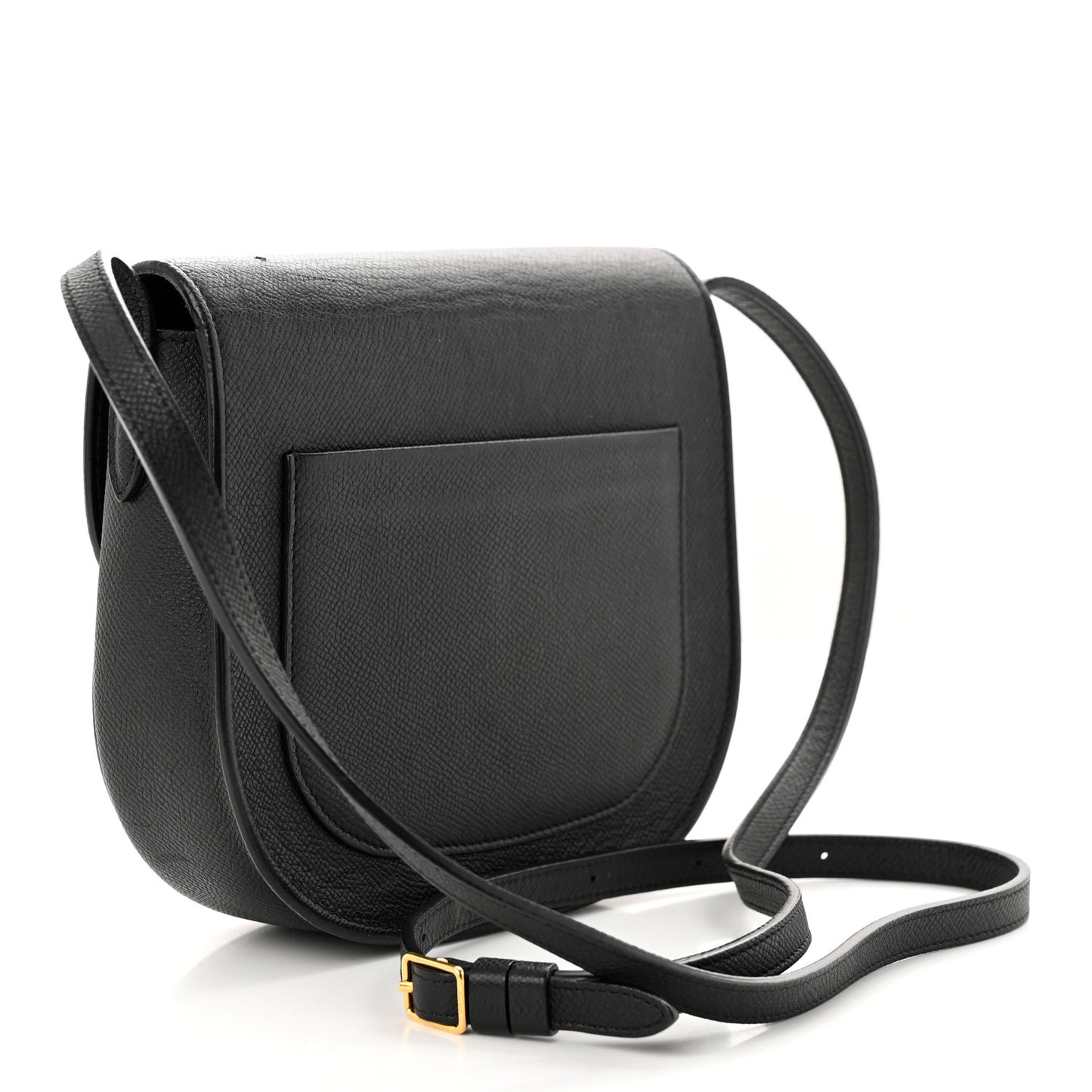 Grained Calfskin Small Trotteur Black