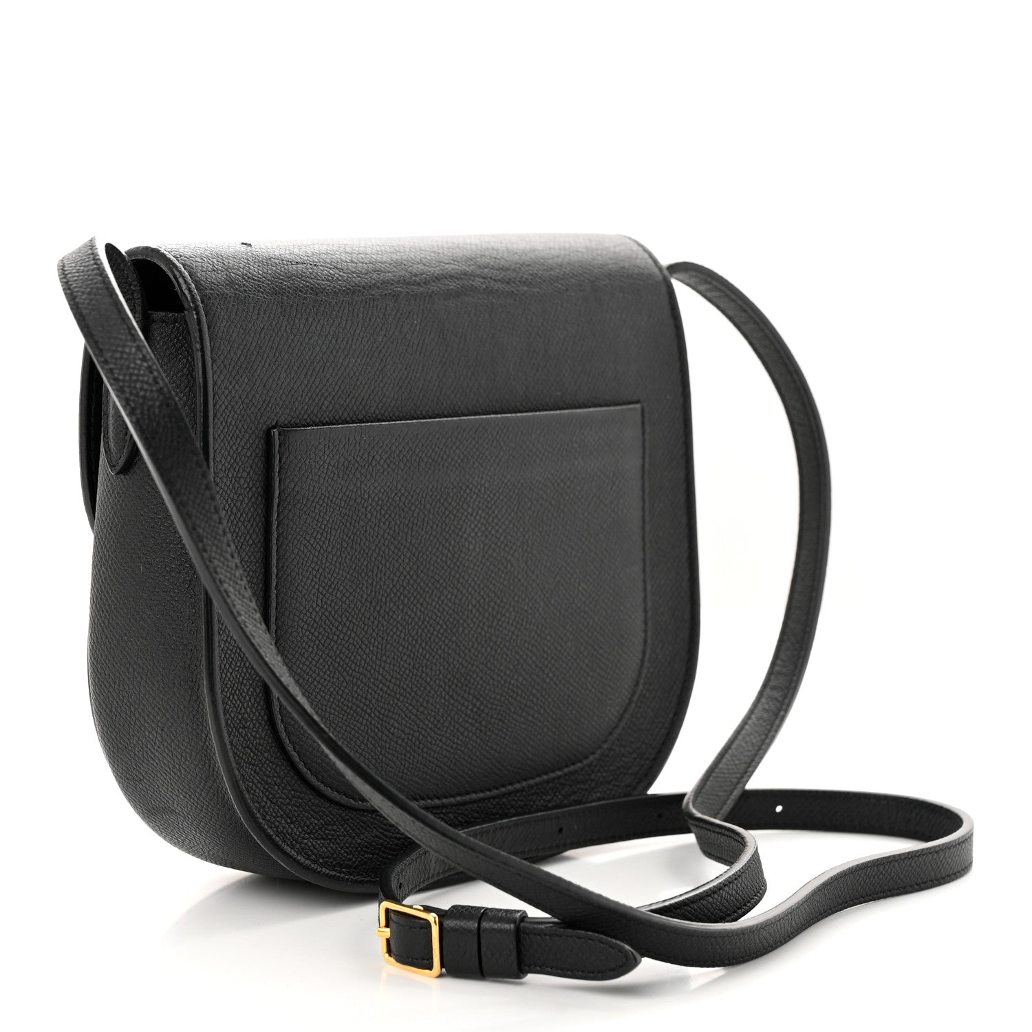 Celine Grained Calfskin Small Trotteur Black 3 of 16