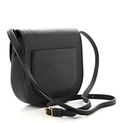Celine Grained Calfskin Small Trotteur Black 3 of 16