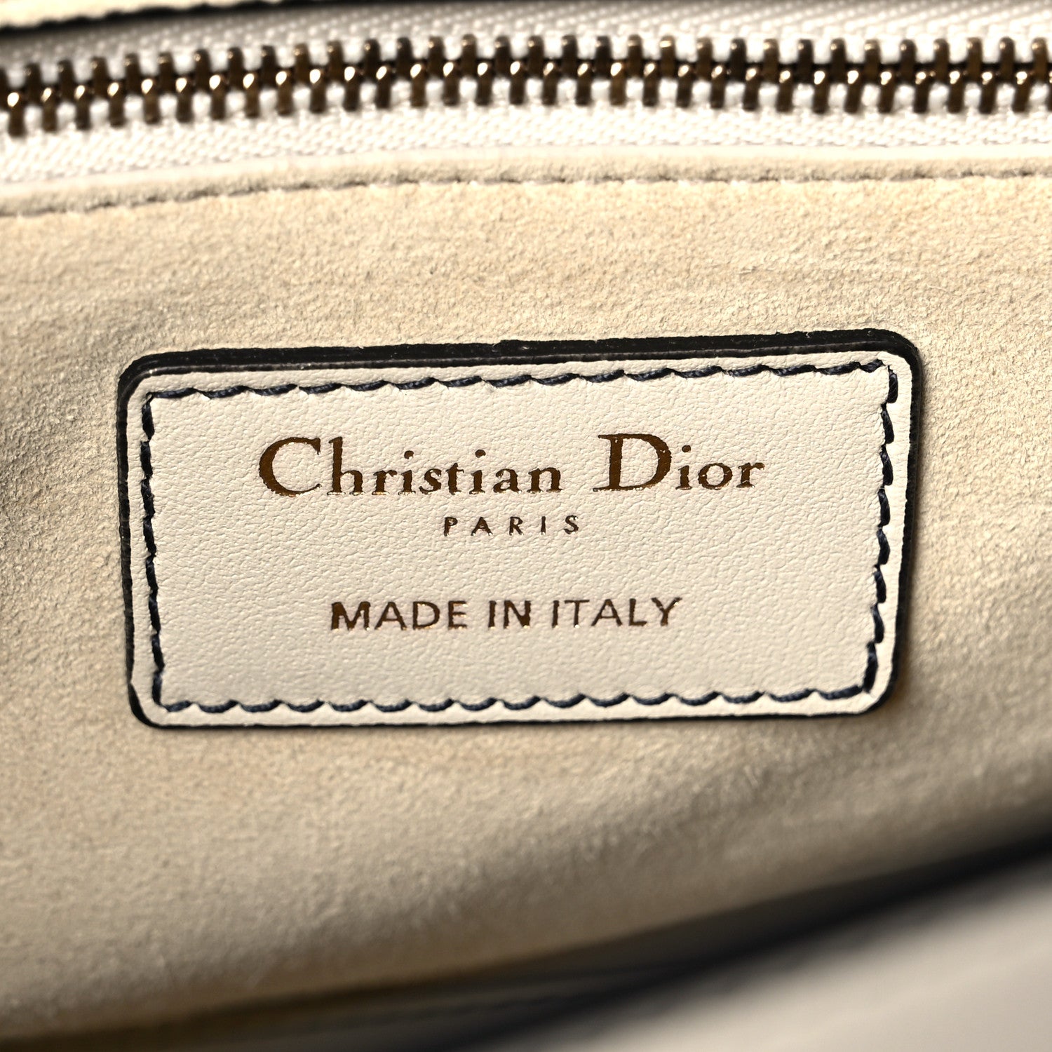 Christian Dior Calfskin Wheel of Fortune Medium Lady Dior Off White 7 of 17