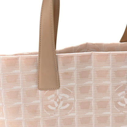 Chanel Nylon Medium Travel Tote Beige 17 of 17