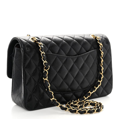 Chanel Caviar Quilted Medium Double Flap Black 3 of 10