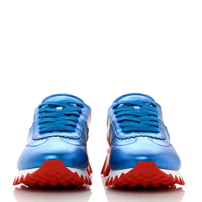 Christian Louboutin Laminated Nappa Neoprene Calfskin Mens Loubishark Sneakers 44 Multicolor 2 of 8