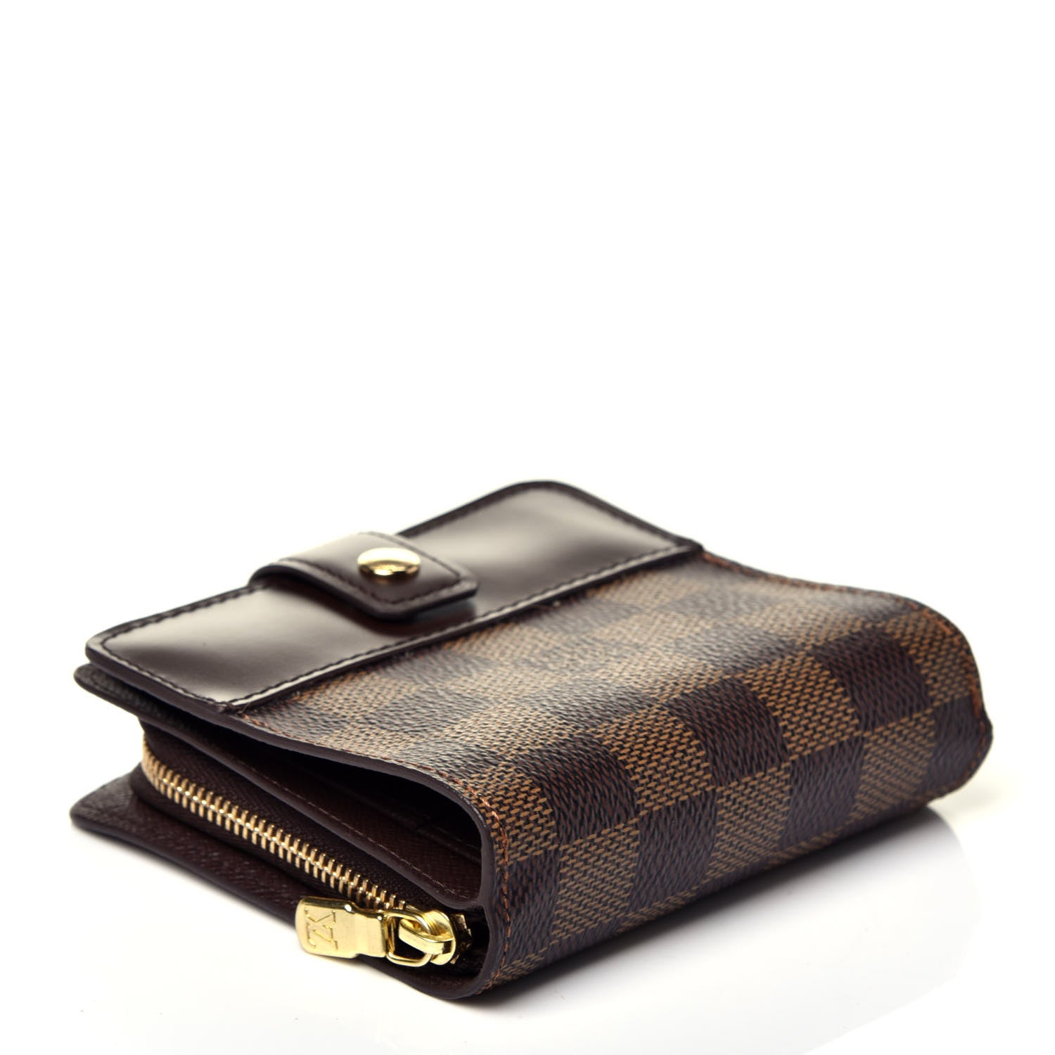 Louis Vuitton Damier Ebene Zippe Zipped Compact Wallet 4 of 7