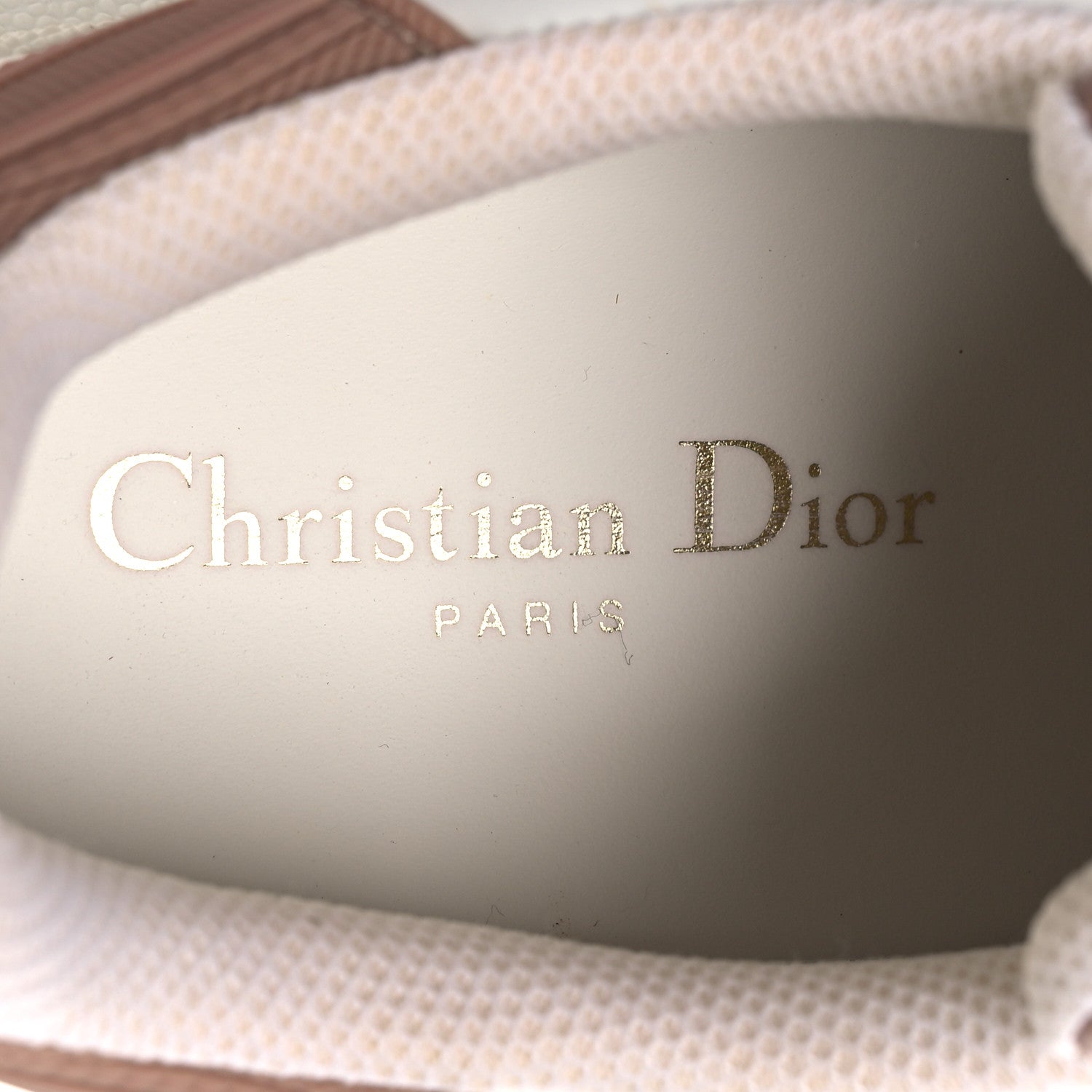 Christian Dior Calfskin Bi-Color Dior-ID Platform Sneakers 36.5