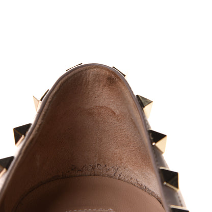 Valentino Garavani Nappa Rockstud Ballerina Flats 39.5 Poudre 19 of 22