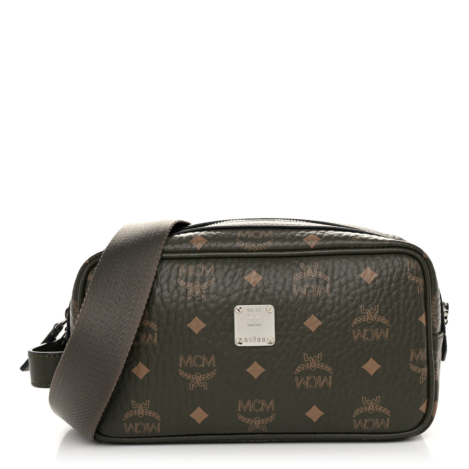 MCM Visetos Wash Crossbody Sea Turtle 1 of 10