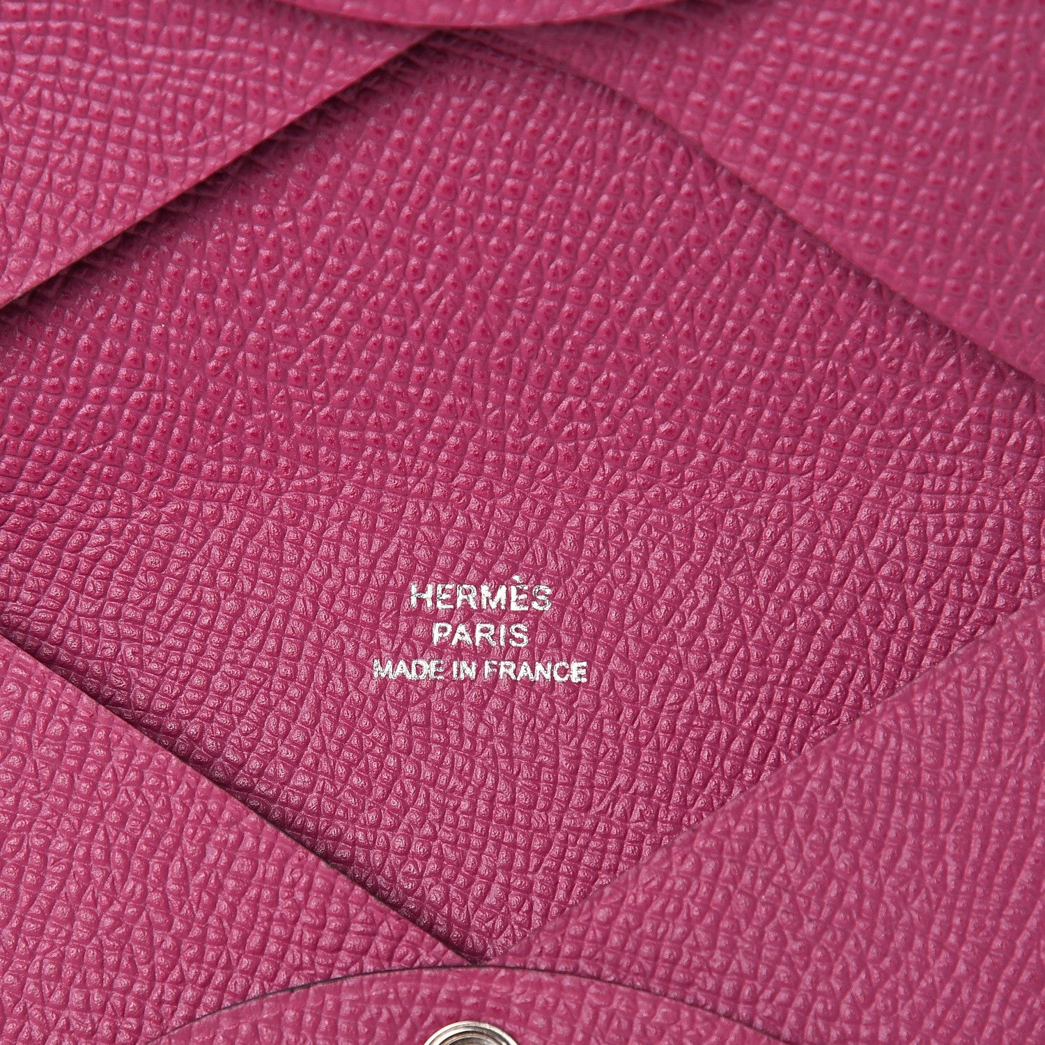 Hermes Epsom Calvi Card Case Rose Pourpre 6 of 8