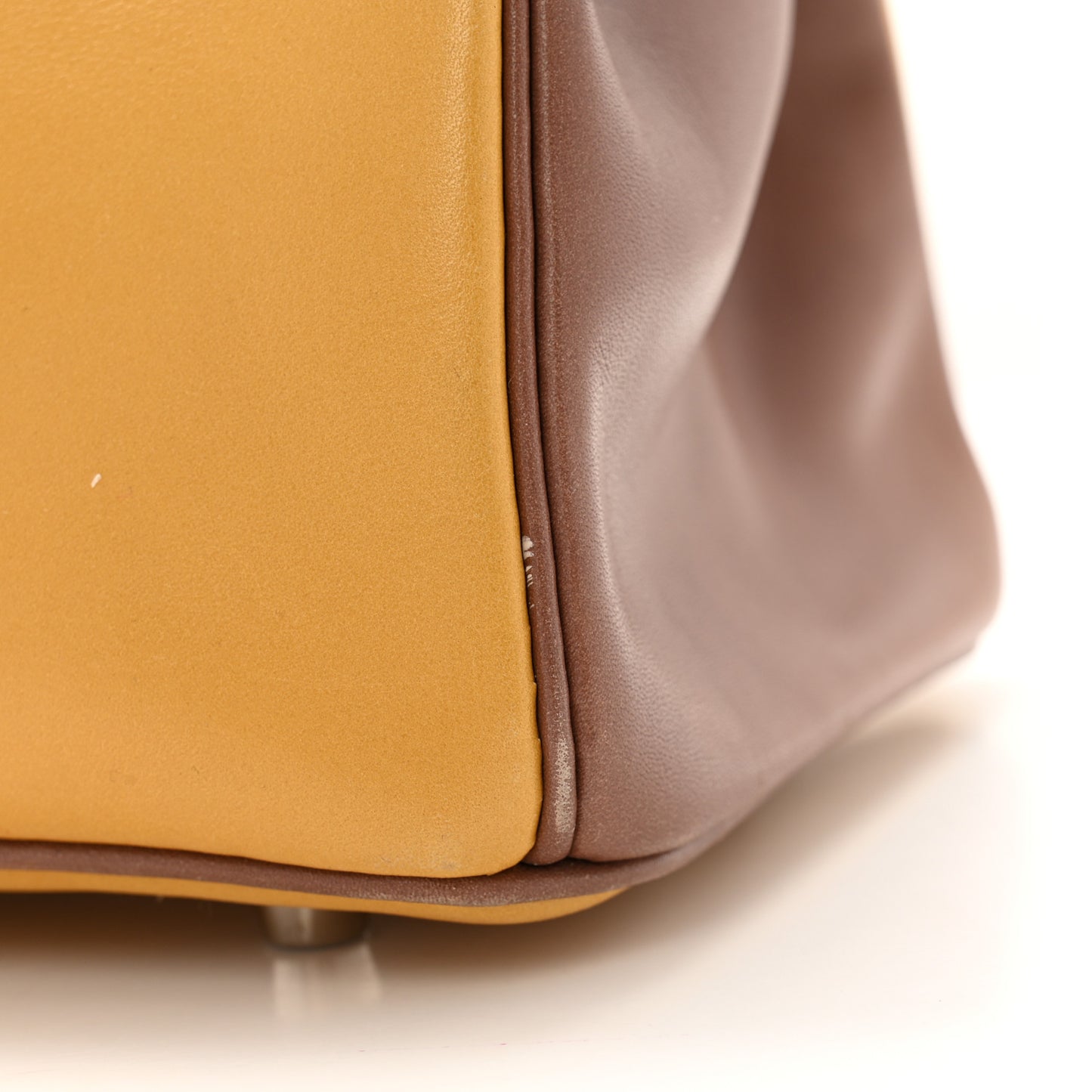 Chamonix Horseshoe Birkin 30  Curry Brulee Gris Tourterelle