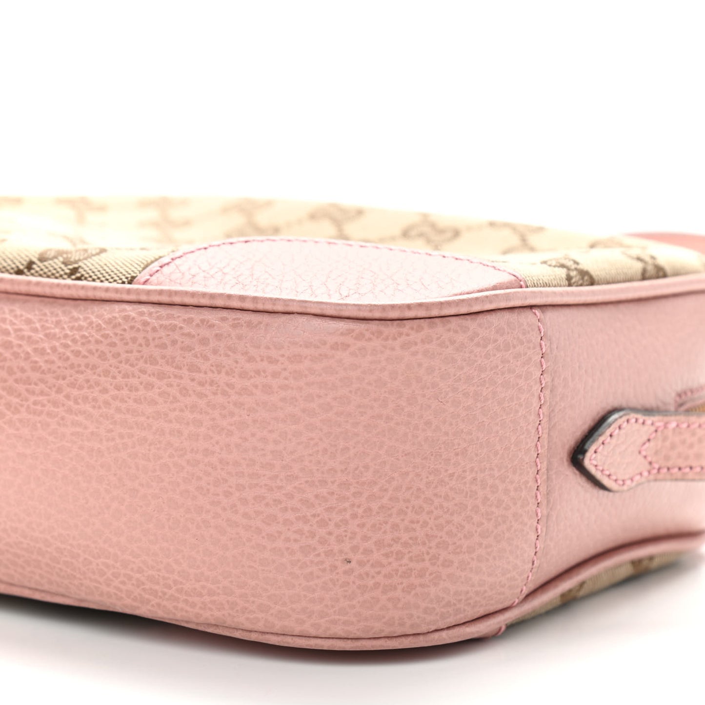 Monogram Mini Bree Messenger Bag Beige Soft Pink
