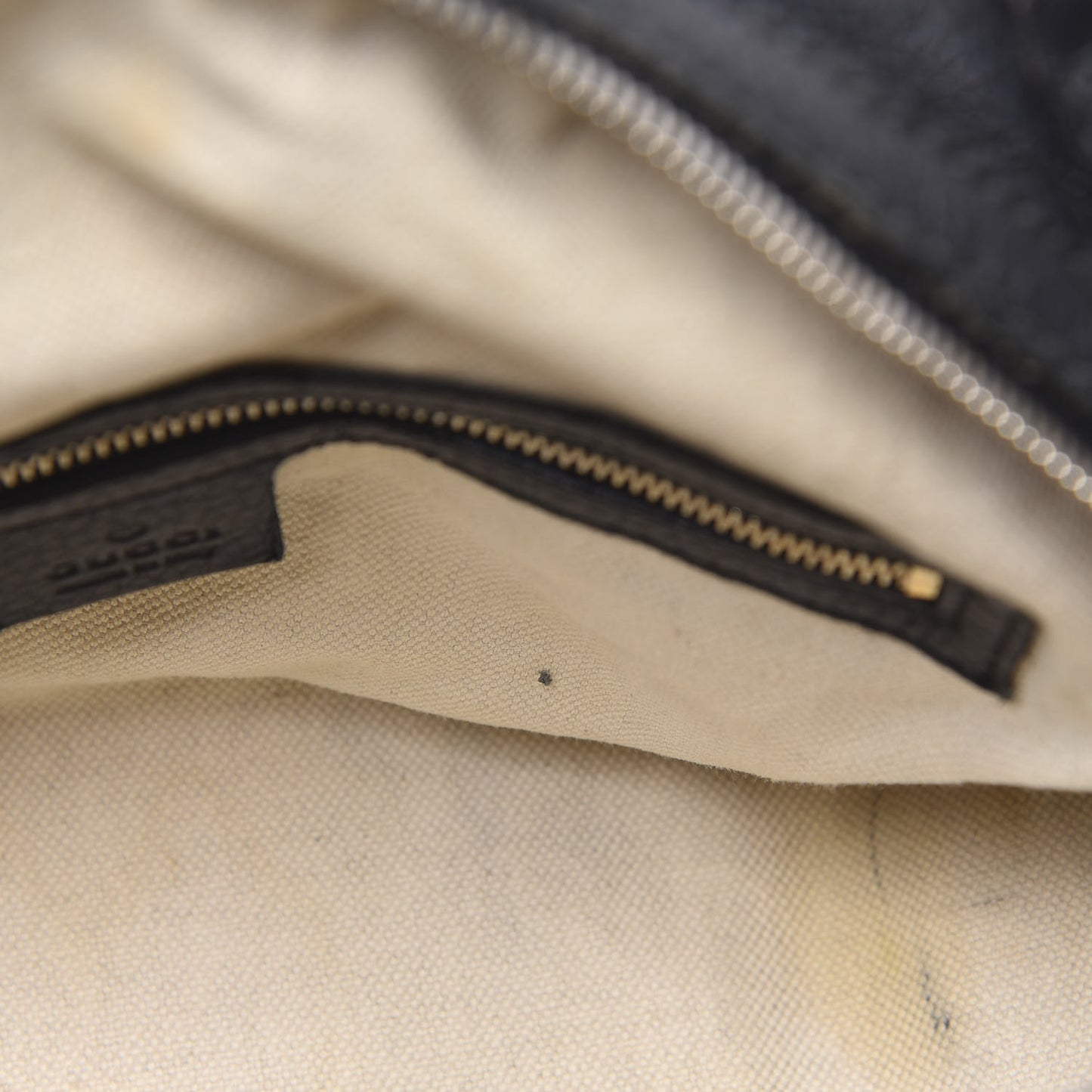Calfskin Vintage Web Small Boston Black
