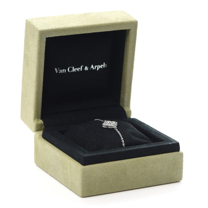 Van Cleef & Arpels 18K White Gold Diamond Sweet Alhambra Bracelet 8 of 8