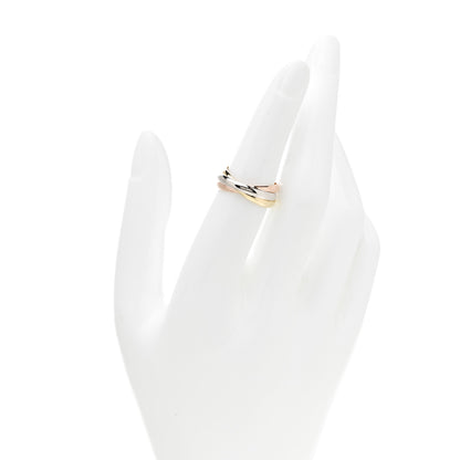 Cartier 18K Pink Yellow White Gold Small Trinity Ring 51 5.75 2 of 6