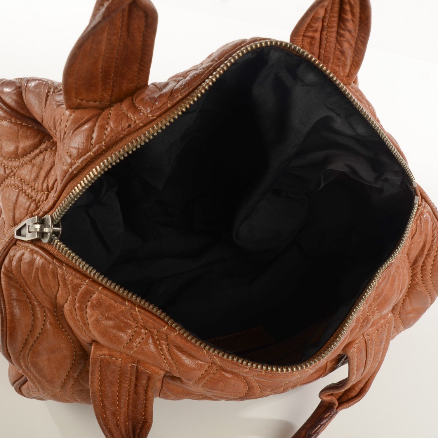 Alexander Wang Quilted Lambskin Rocco Duffel Brown 9 of 9
