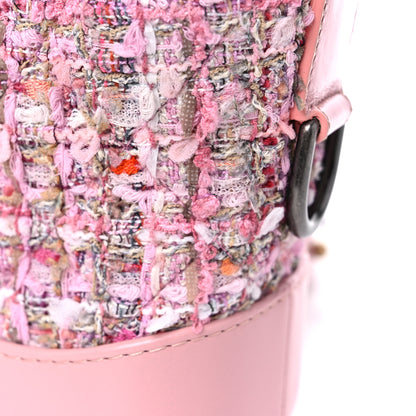 Chanel Tweed Calfskin Small Gabrielle Hobo Light Pink 10 of 14