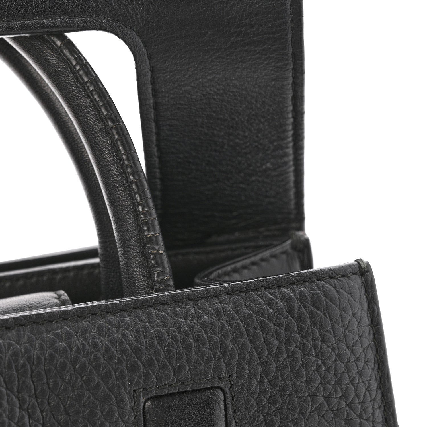 Christian Dior Grained Calfskin Mini Diorever Flap Black 16 of 16