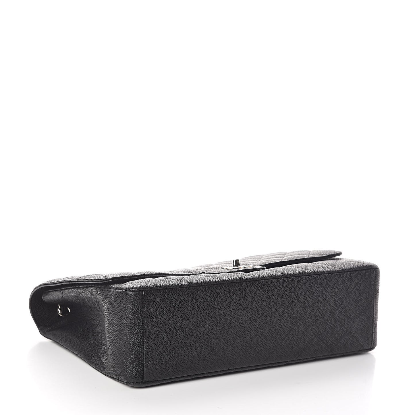 Caviar Quilted Maxi Single Flap Black
