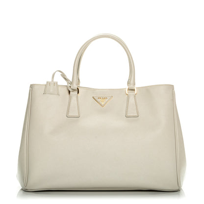 Prada Saffiano Lux Large Tote Talco 1 of 8