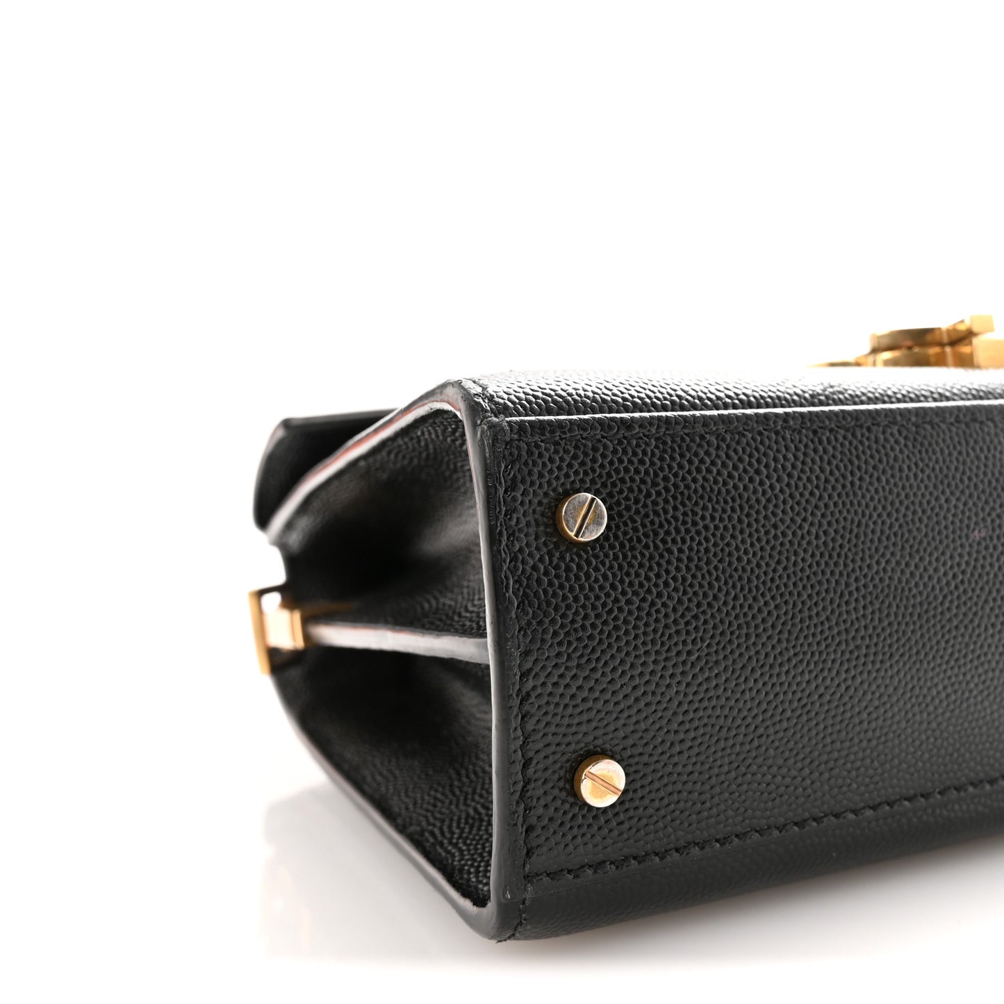 Grain de Poudre Mini Classic Monogram Cassandra Top Handle Black
