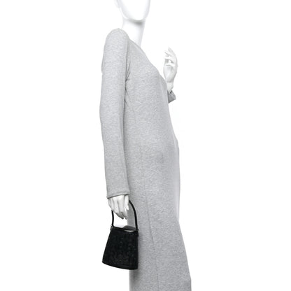 Hermes Lizard Embroidered Stromboli Black 2 of 10