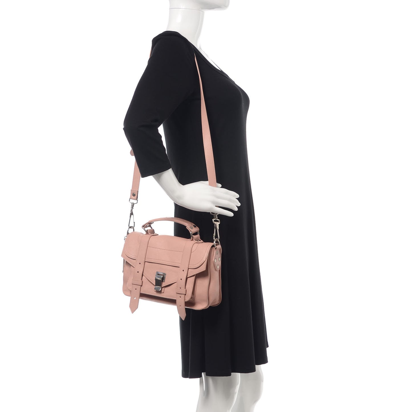 Lambskin Tiny PS1 Satchel Bare