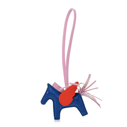 Hermes Milo Lambskin Grigri Rodeo Pegase Horse Bag Charm PM Bleu France Mauve Sylvestre Capucine 1 of 4