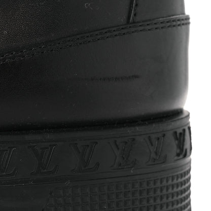 Louis Vuitton Calfskin Laureate Platform High Boots 36 Black 12 of 14