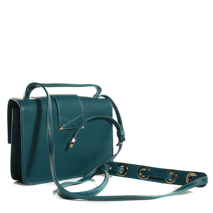 Jimmy Choo Smooth Calfskin Rebel Crossbody Bag Teal 3 of 9