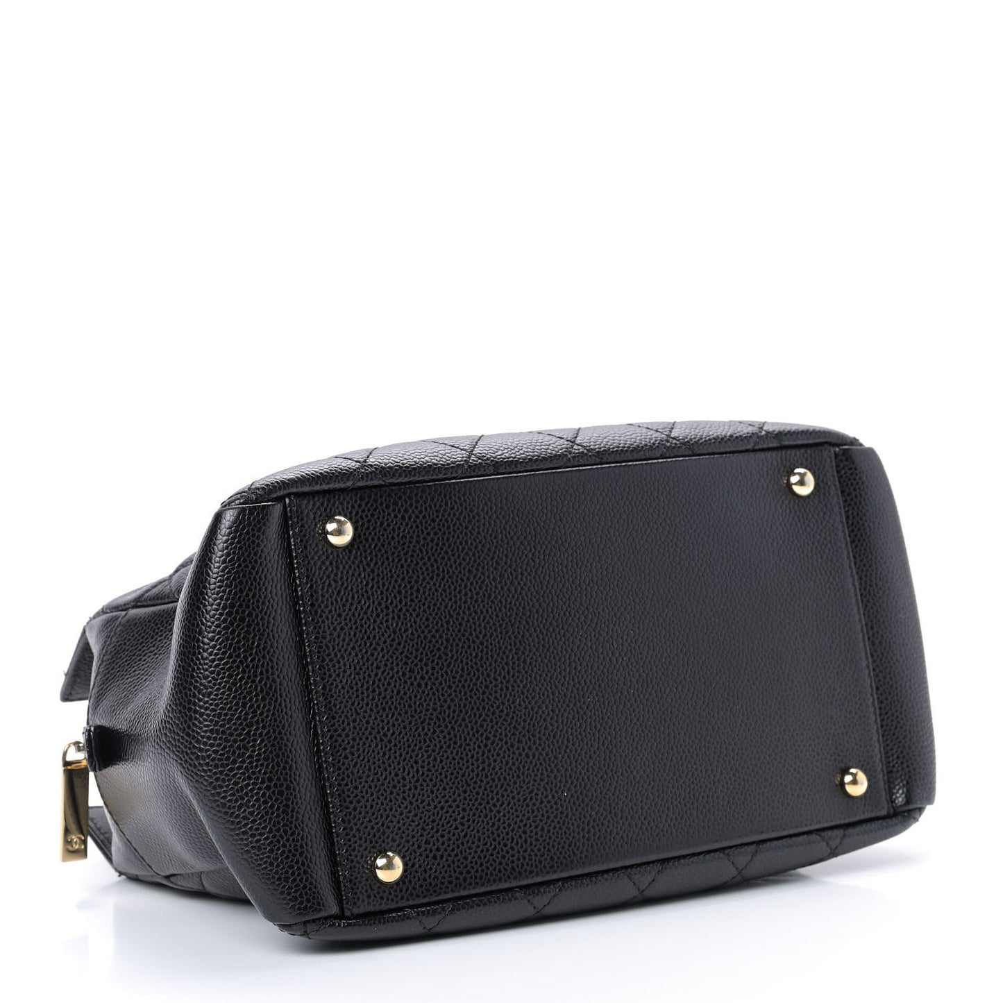 Caviar Quilted Petit Timeless Tote PTT Black