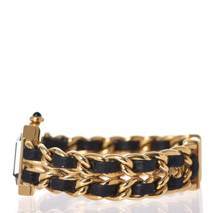 Chanel Stainless Steel Lambskin 20mm Chain Premiere Quartz Watch Gold L 4 of 9