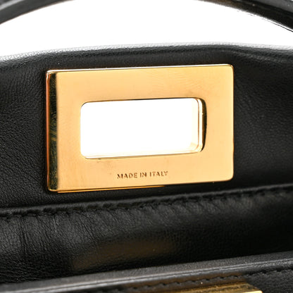 Fendi Nappa Mini Peekaboo Iconic Satchel Black 6 of 10