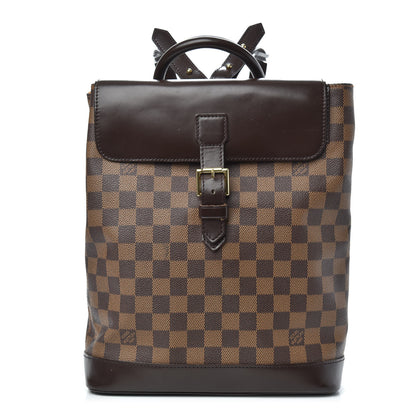 Louis Vuitton Damier Ebene Soho Backpack 1 of 9