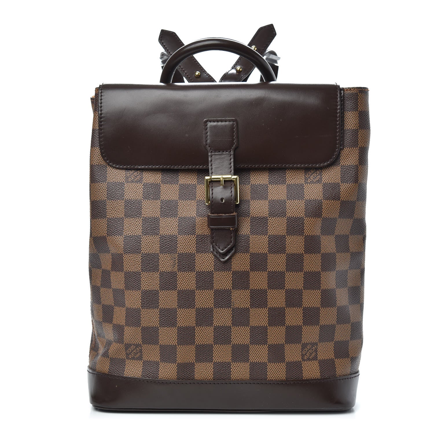 Louis Vuitton Damier Ebene Soho Backpack 1 of 9