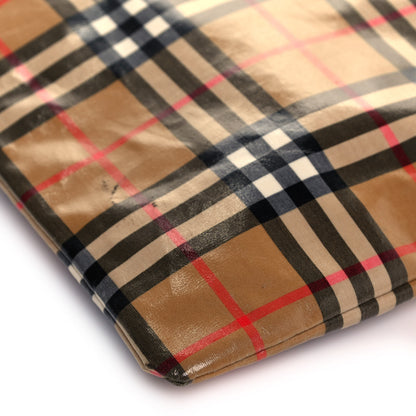 Burberry Coated Canvas Vintage Check Shopper Tote 8 of 10