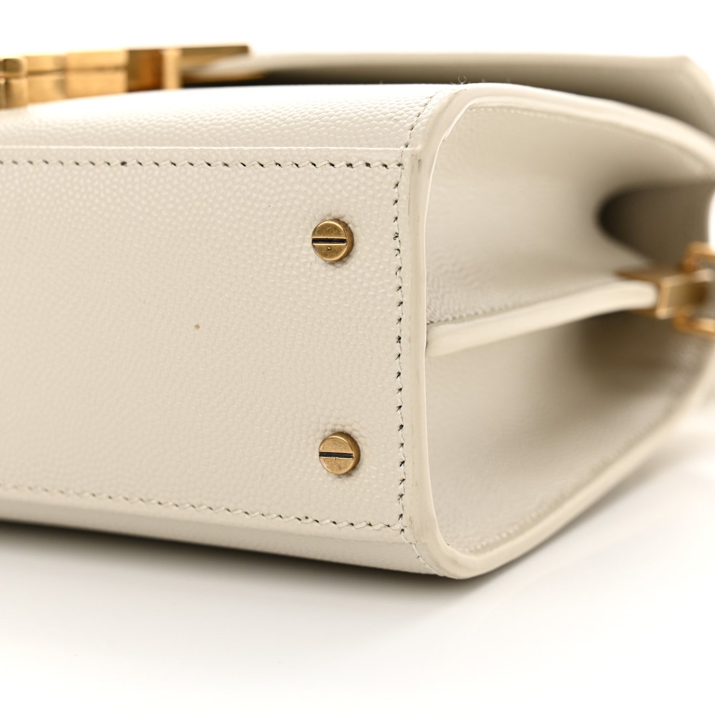 Grain de Poudre Mini Classic Monogram Cassandra Top Handle Vintage White