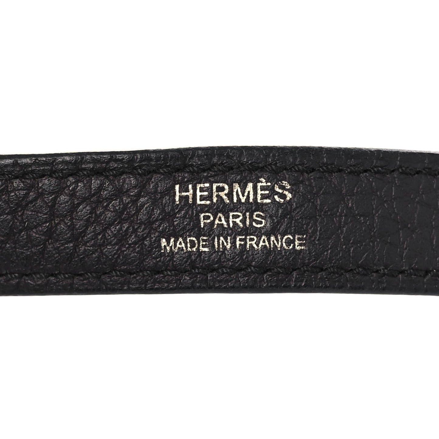 Taurillon Clemence Kelly Shoulder Strap Black