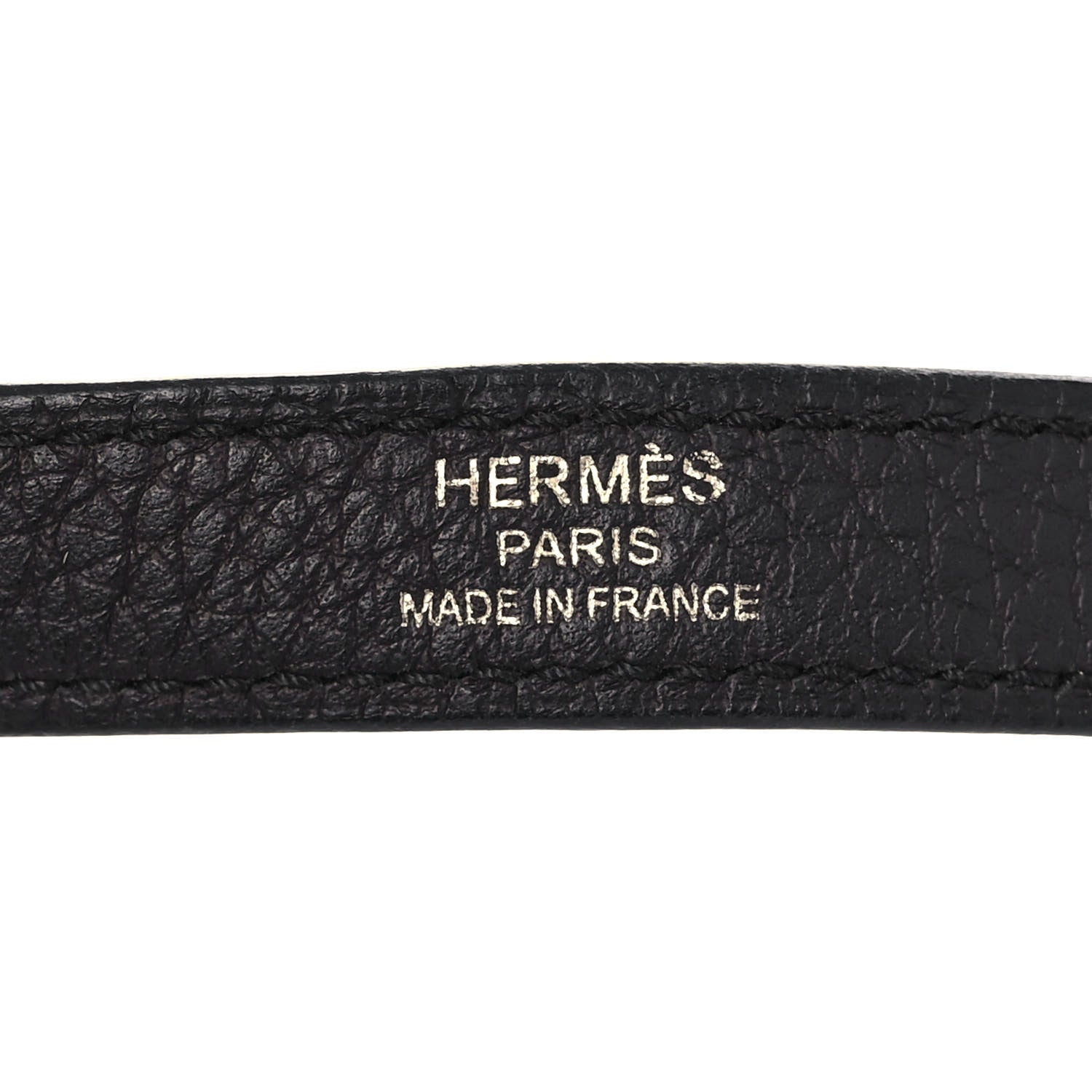 Hermes Taurillon Clemence Kelly Shoulder Strap Black 3 of 5