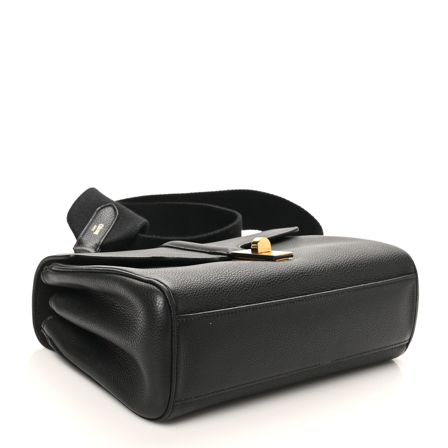 Celine Grained Calfskin Teen Soft 16 Shoulder Bag Black 4 of 9
