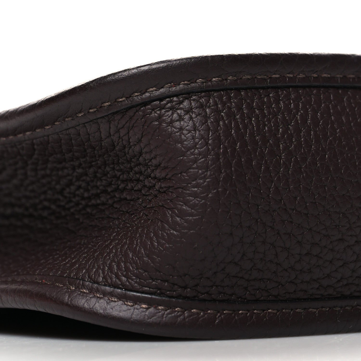 Hermes Taurillon Clemence Flipperball Sangle Evelyne TPM Rouge Sellier Caramel Nata Gold 9 of 10