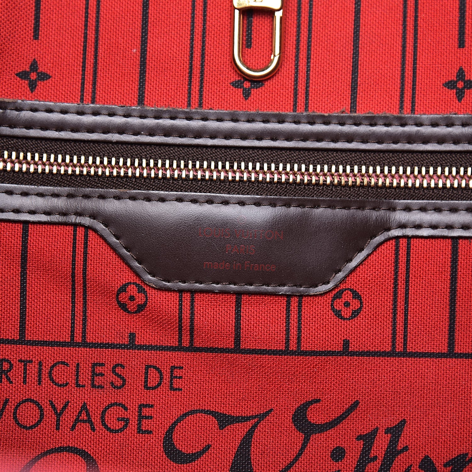 Louis Vuitton Damier Ebene Neverfull GM 8 of 21