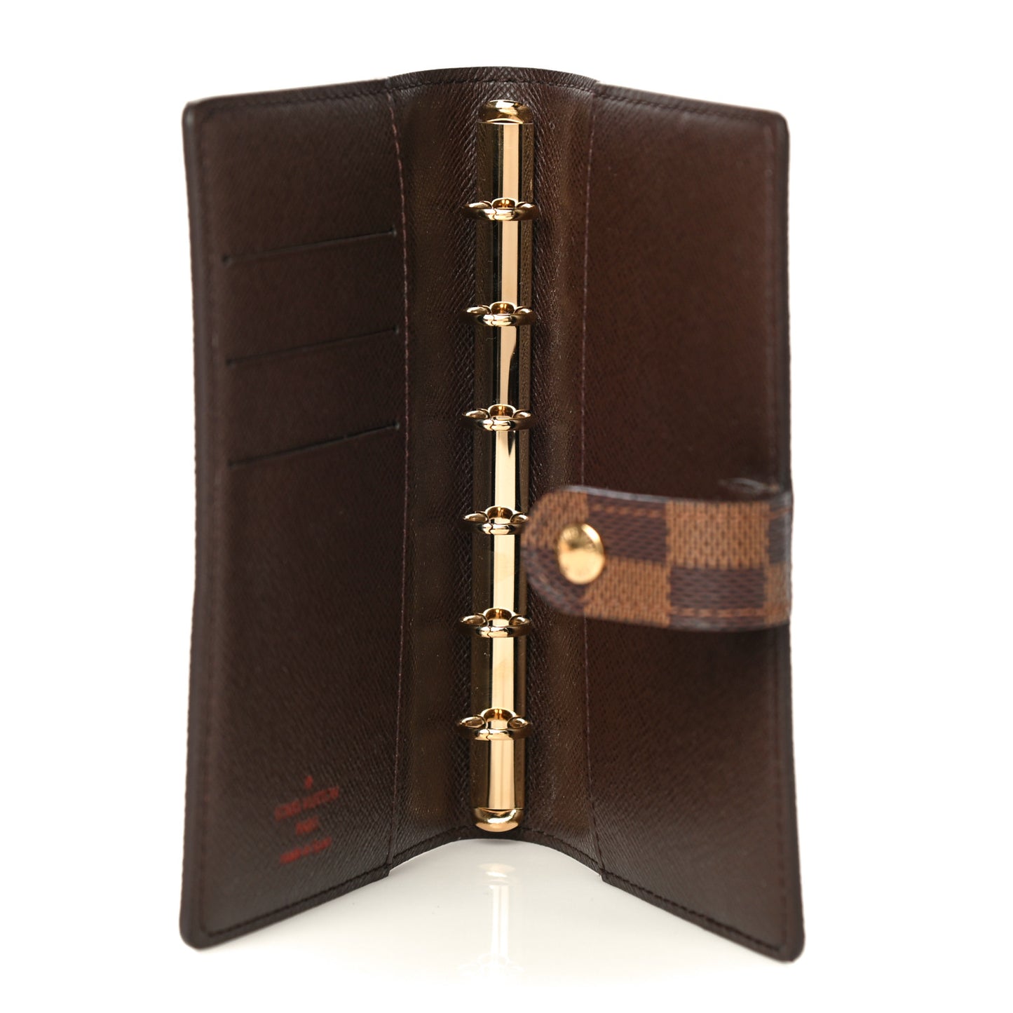 Damier Ebene Small Ring Agenda Cover